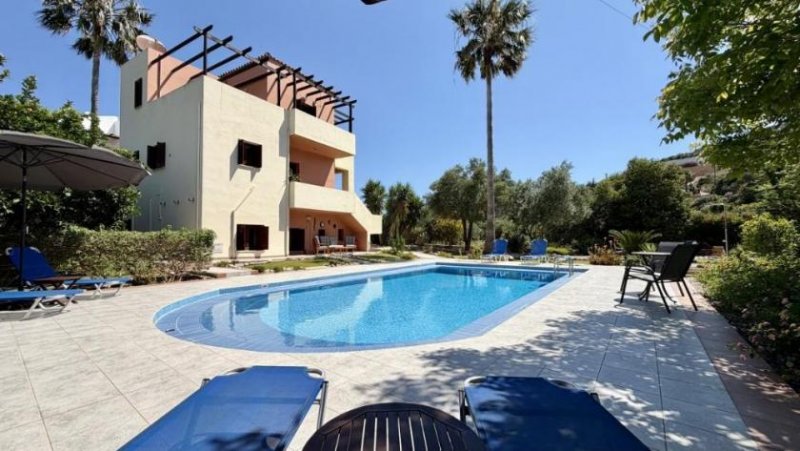 Almyrida MIT VIDEO: Kreta - Private Villa mit Gästestudio, Pool, Meerblick – wenige Schritte zum Almyrida-Strand Haus kaufen